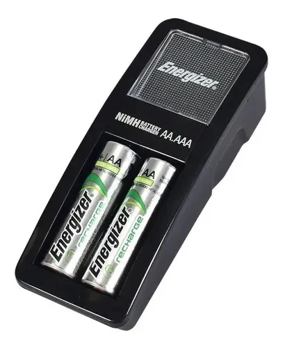 Kit de carregador Aa Aaa + 2 baterias Energizer Nimh