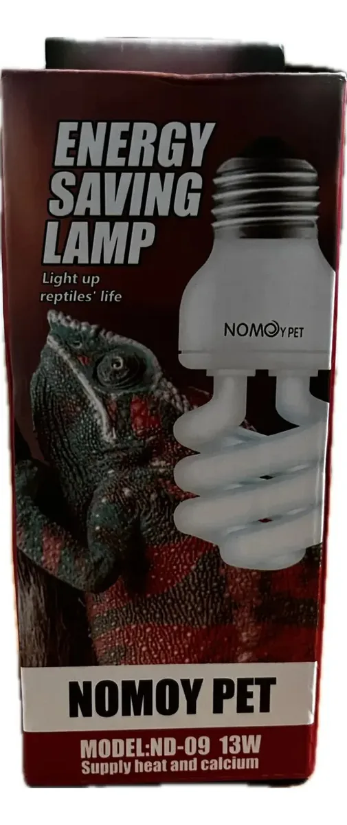 Lâmpada Uvb 10.0 Para Répteis Desérticos Nomoy Pet 13w