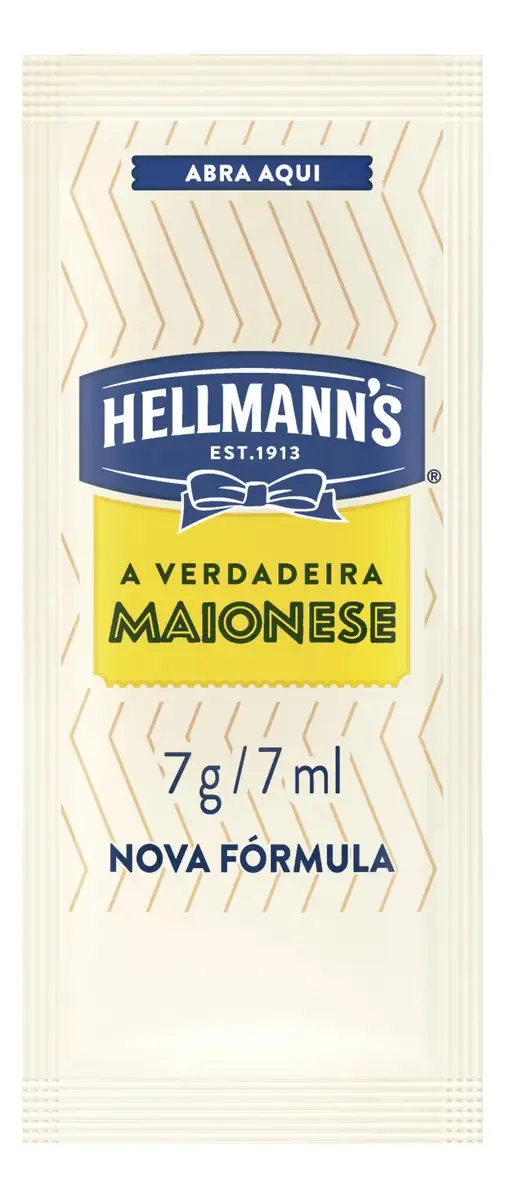 Maionese Hellmanns Caixa 1,176kg 168 Unidades