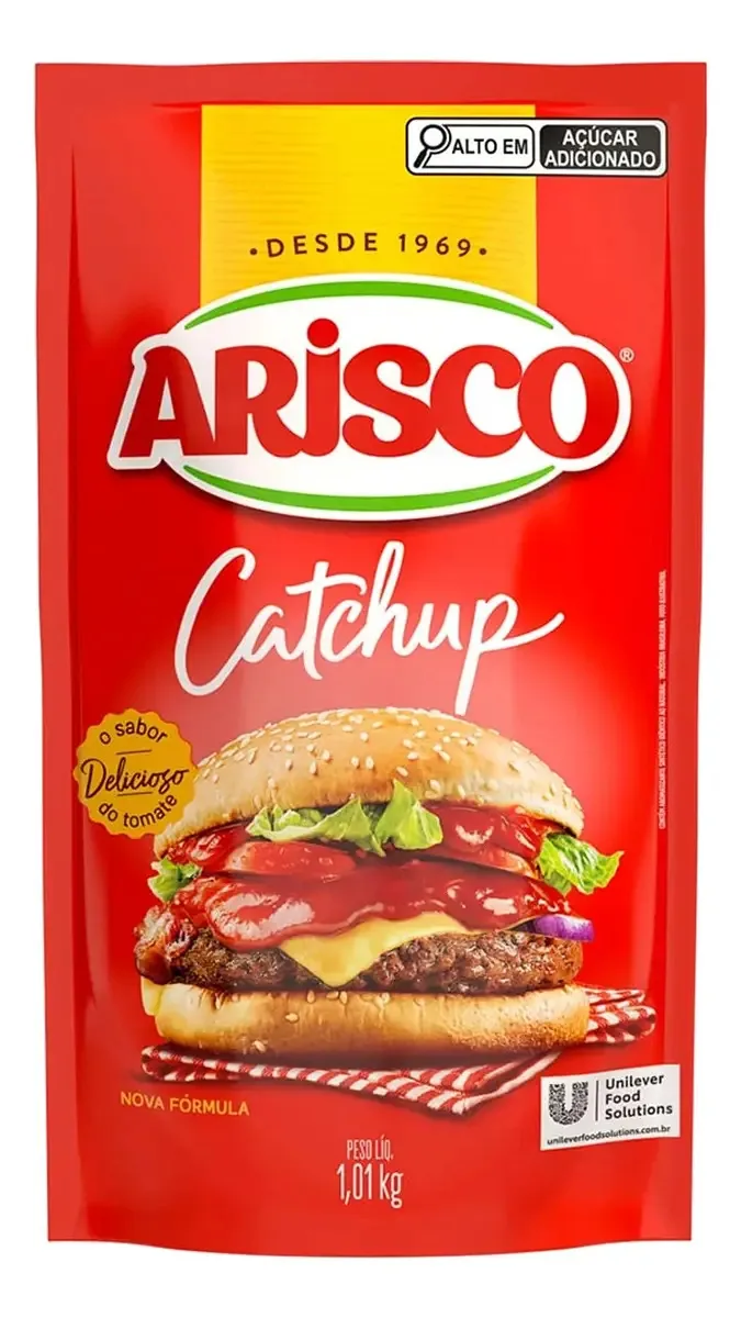Ketchup Tradicional Arisco Sachê 1,01kg