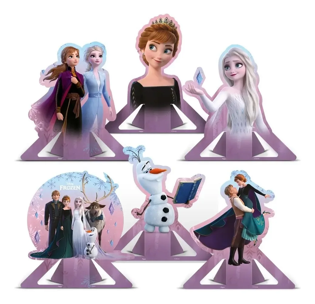 Decoracao De Mesa Frozen Ii C/6 Regina