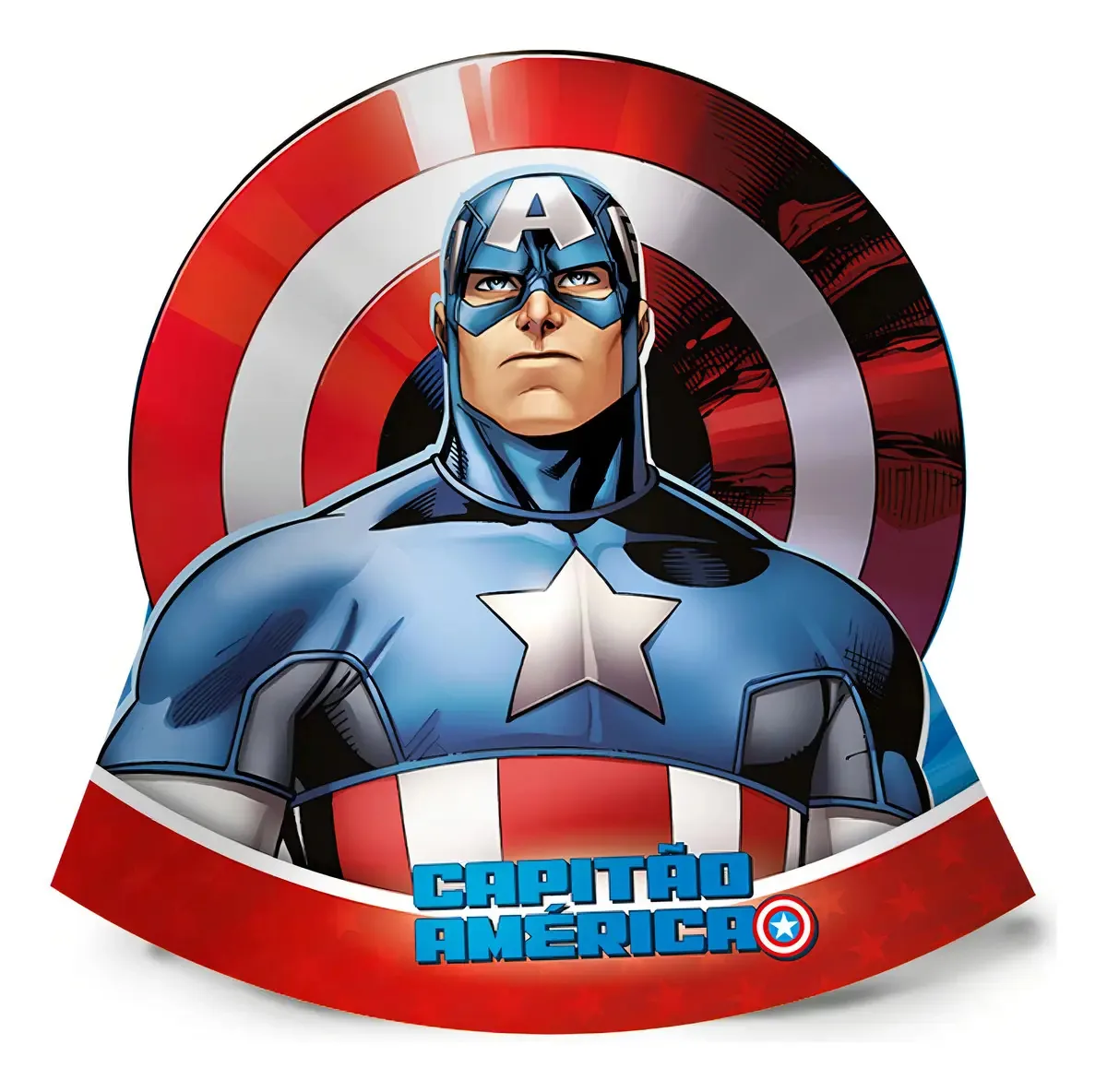 Chapeu Capitao America Animacao 1158651 12un Regina