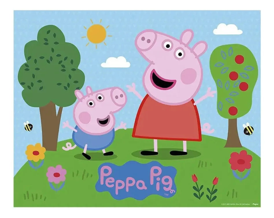 Peppa Pig Painel Plastico
