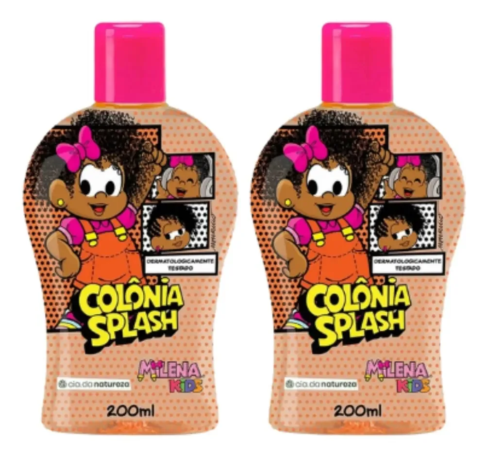 Kit 2 Colônia Splash Milena 200ml
