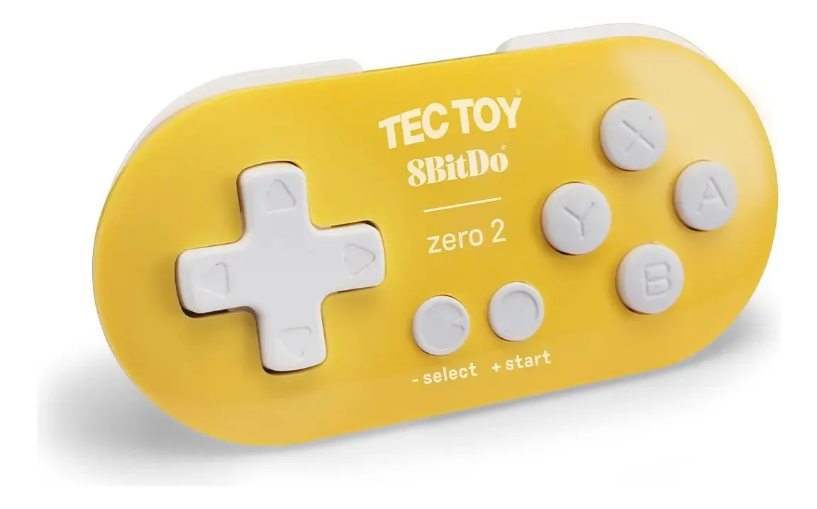 Controle Sem Fio 8bitdo Zero 2 Amarelo