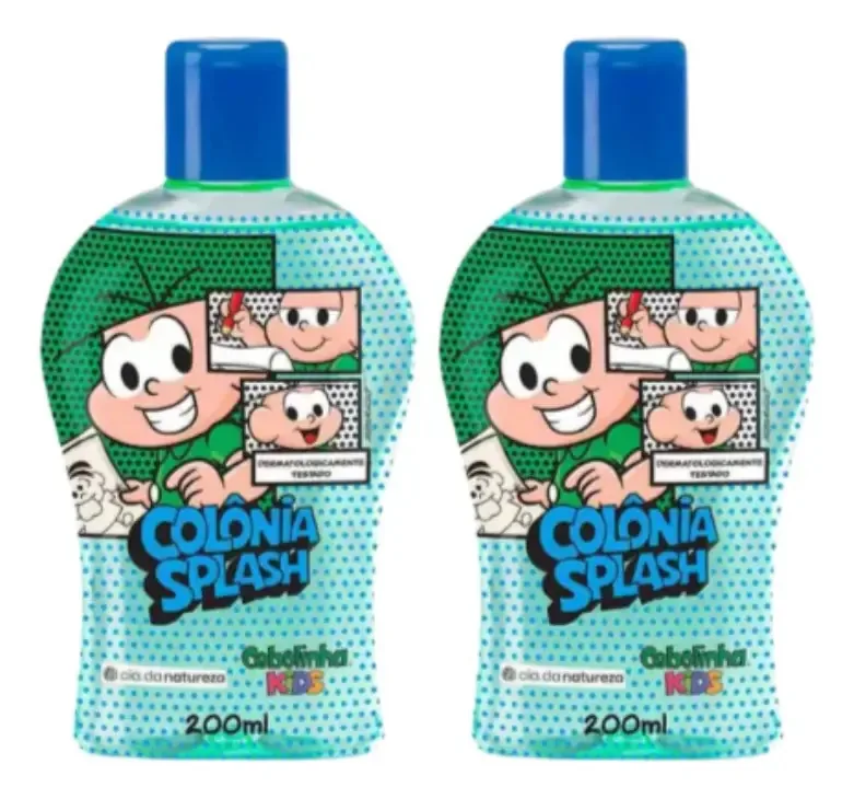 Combo Colônia Splash Cebolinha 200ml