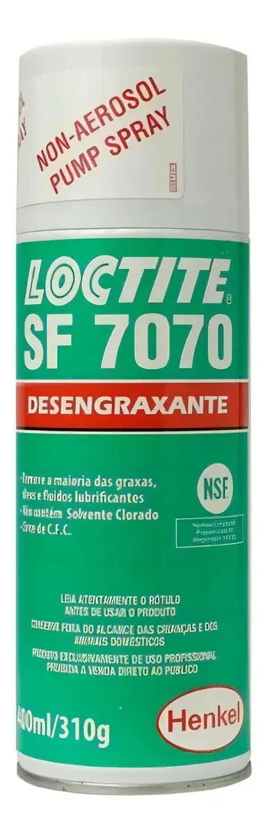 Limpador E Desengraxante 400ml Spray Loctite 7070