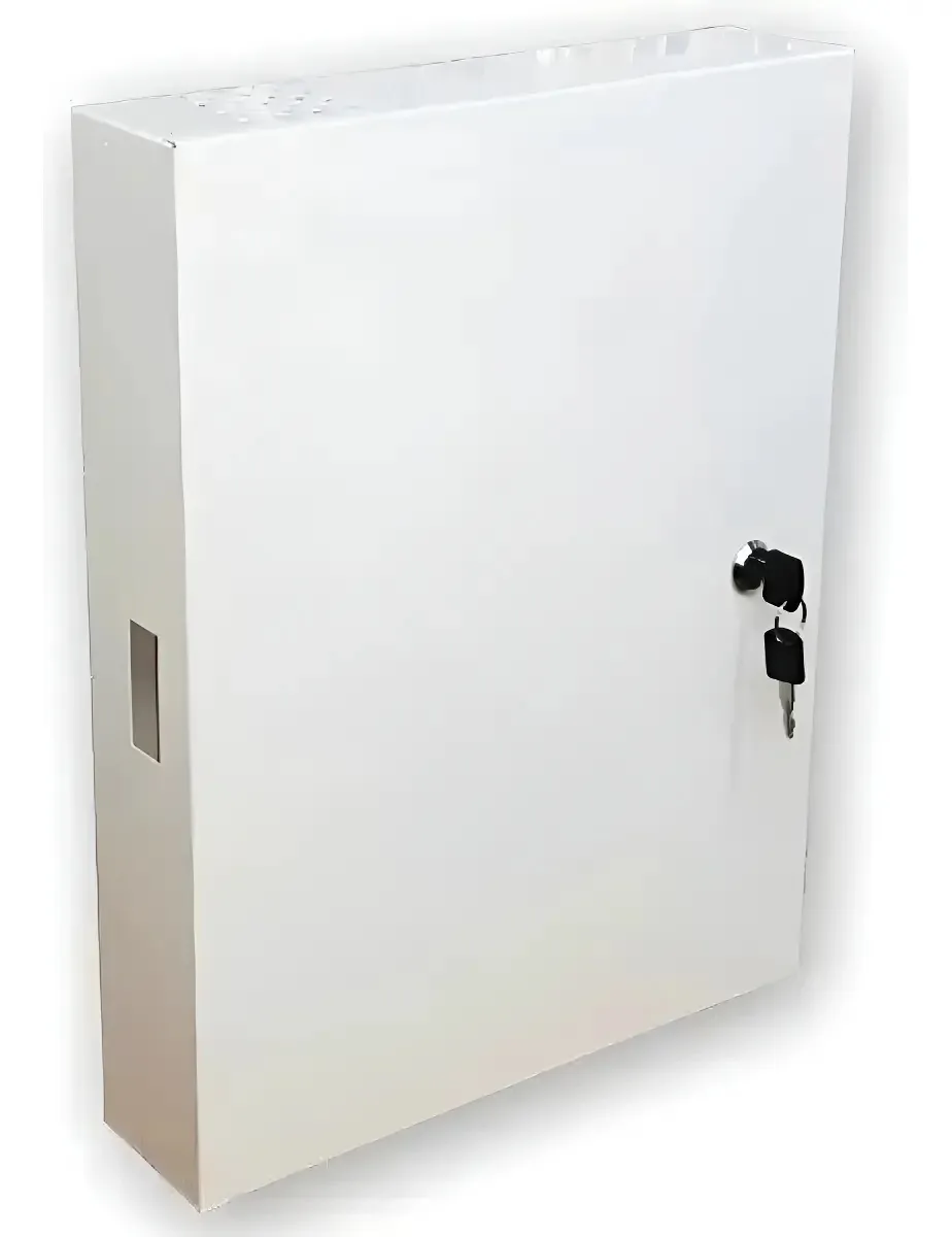 Rack Vertical Metálico Organizador Dvr 4 8 16 Canais Branco