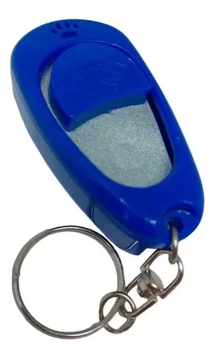 Chaveiro Para Adestramento De Cães E Cachorros Dog Clicker Cor Azul
