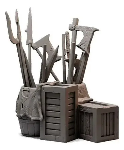 Miniatura Conspiração Armas 1 Escala 72mm Escala 72mm