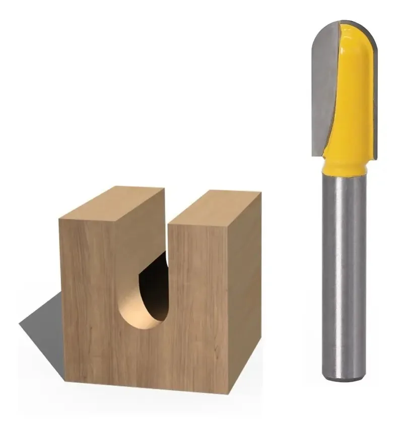 Fresa Redonda Desbaste 10x6mm Corte Madeira Cnc Router Tupia