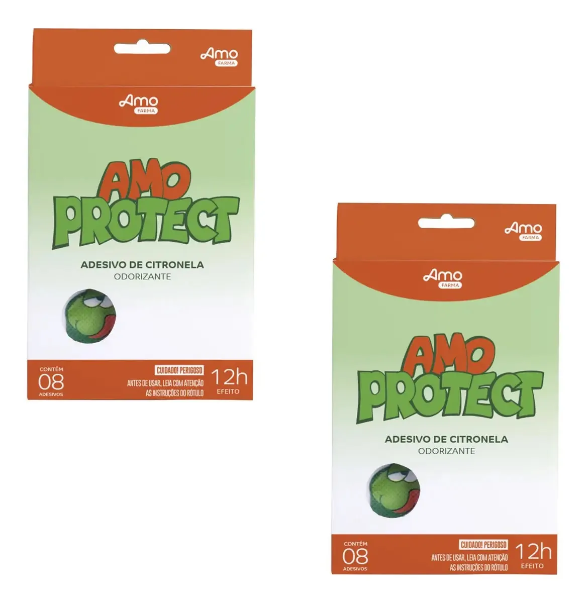 2 Adesivo Repelente Sapinho Amo Protect - 8 Uni - Babydeas