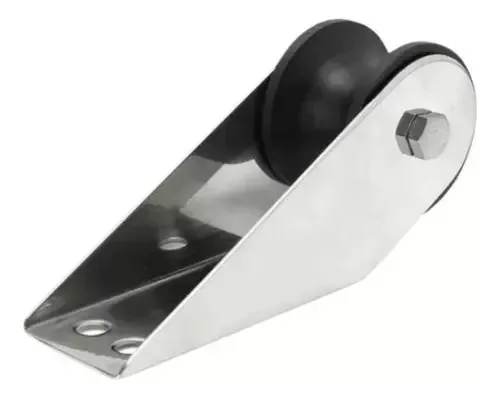 Roldana De Proa 100x50mm Aco Inox