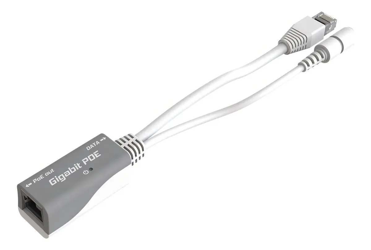 Injetor PoE Gigabit MikroTik RBGPOE Alimentação 18-57V 2A