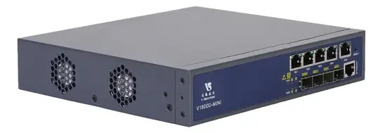 Switch EPON OLT V-Sol V1600D-Mini 4 Portas 1.25Gbps 4x GBIC PX20+++
