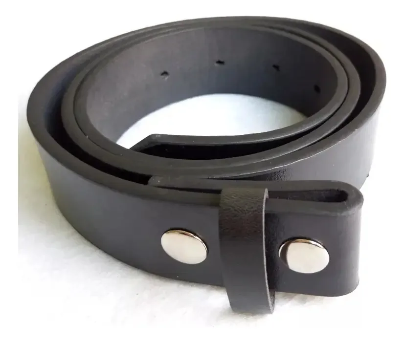 Cinto De Couro Legítimo Tipo Troca Fivelas Carro Moto Metal Cor Preto Tamanho 85