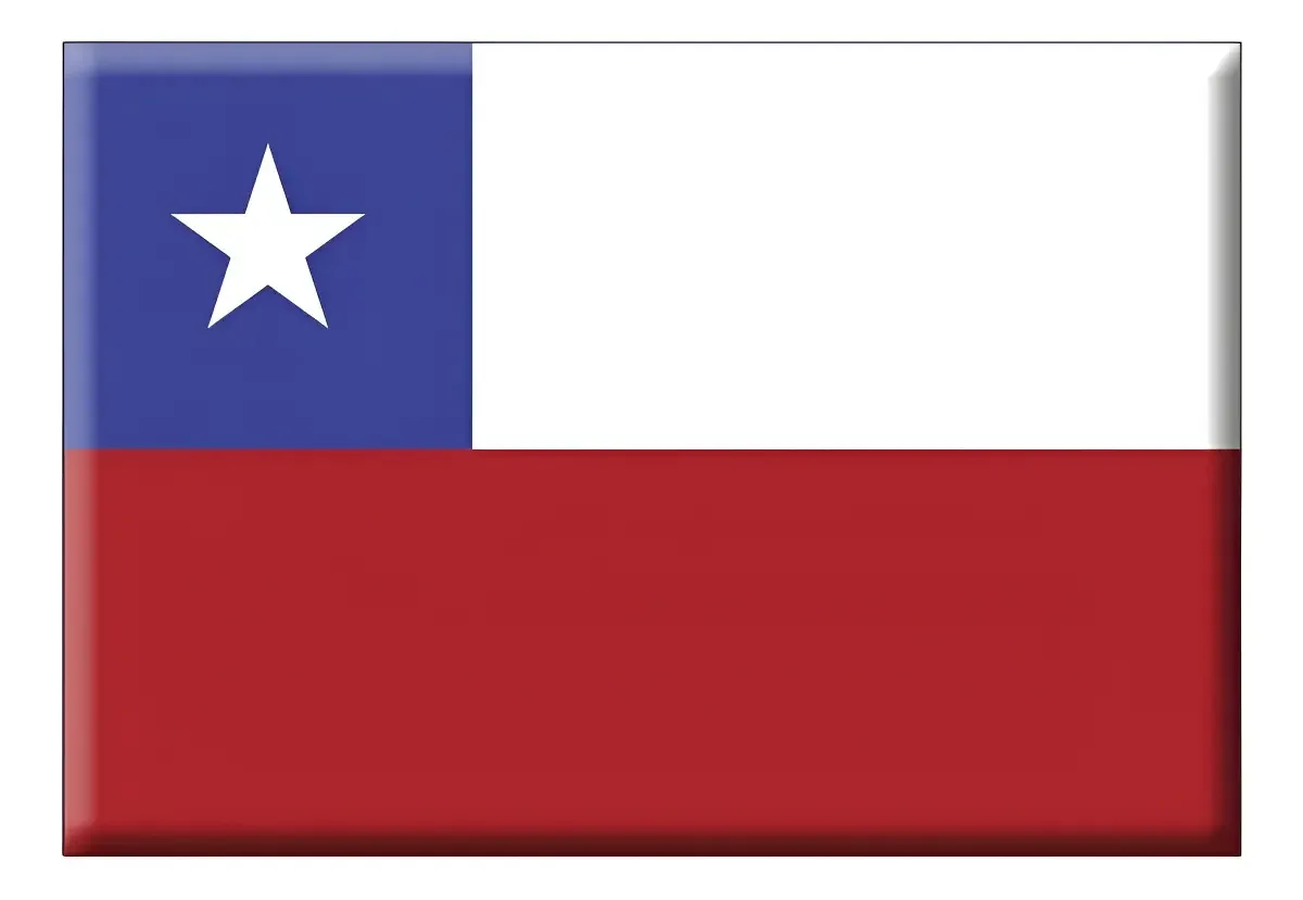 Ímã Da Bandeira Do Chile