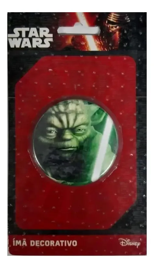 Imã Decorativo Bottom Star Wars - Mestre Yoda