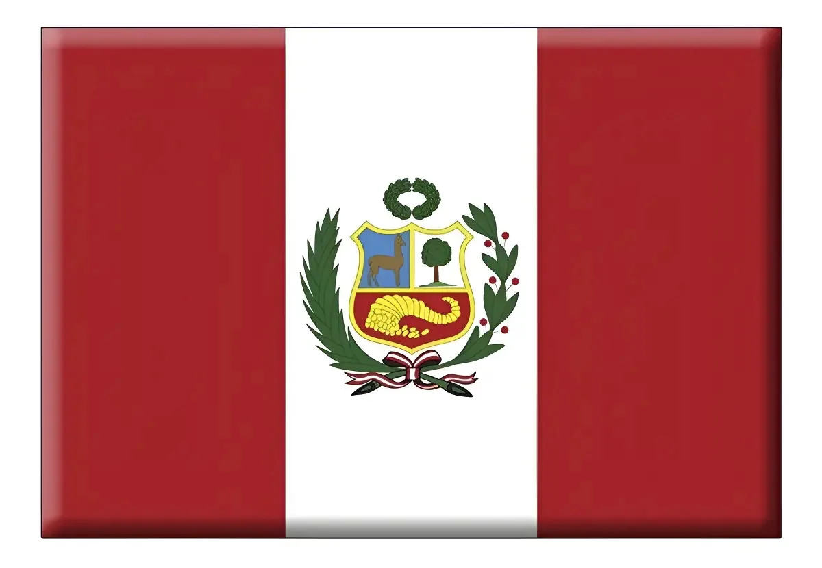 Ímã Da Bandeira Do Perú