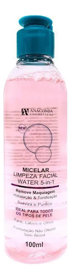 Agua Micelar Anaconda Limpeza Facial Water 100ml