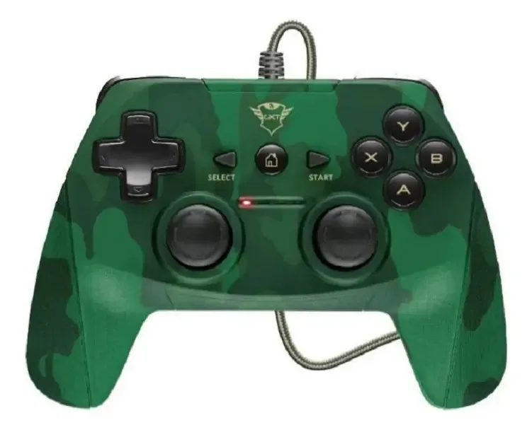 Controle Joystick Trust Gxt 540 Verde Militar