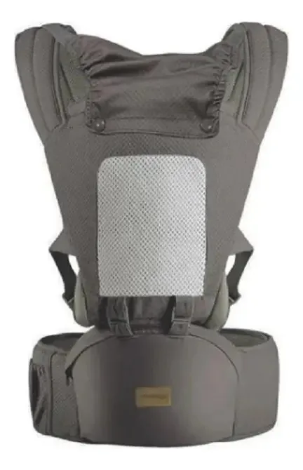 Canguru Ergonômico Maxi Baby Hipseat Cinza