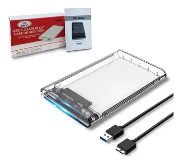 Case Disco Rígido Hd Externo 2.5 Usb 3.0 6gbps 6tb