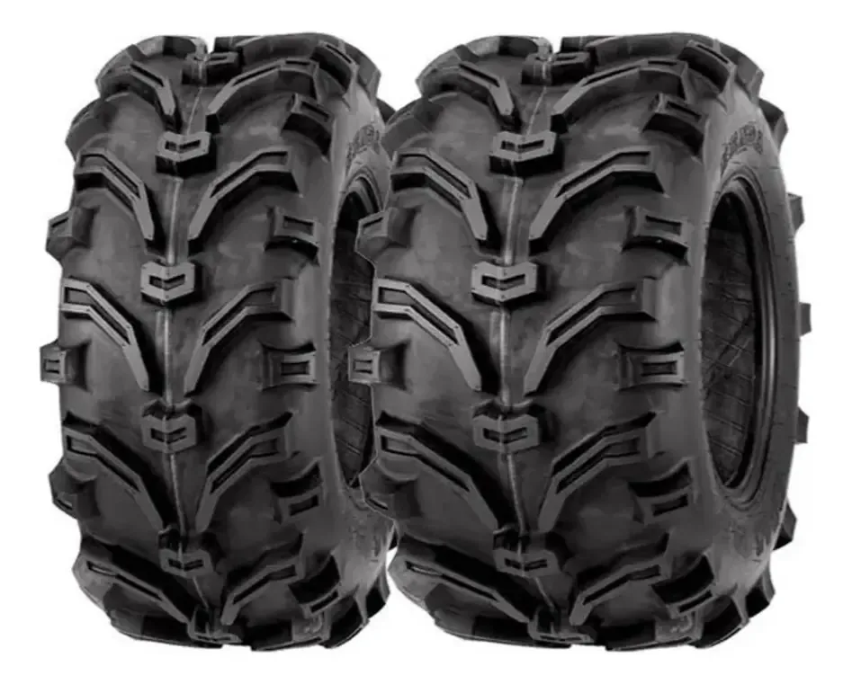 Par de pneus traseiros Kenda Quadricycle Honda Fourtrax 24/10-11