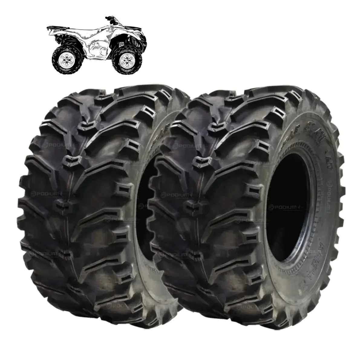 Pneus Kenda Traseiro Quadriciclo Honda Fourtrax 24/10-11