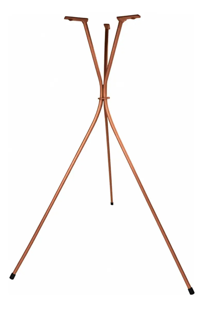 Base Pé De Mesa 45cm Cobre Minimalista Pé Palito Bistrô