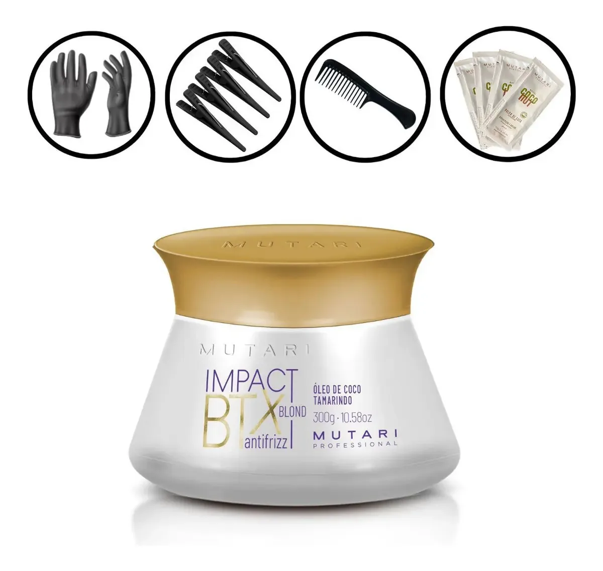 Impact Btx Blond Antifrizz Tamarindo Mutari 300g Com