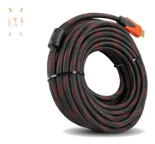 Cabo Hdmi 10 Metros 1.4 Full Hd 1080p Pontas Banhadas A Ouro