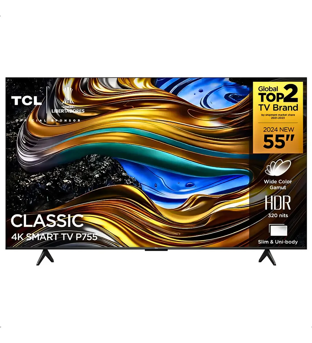 Smart Tv 55 Ultra Hd 4k Led Design Sem Bordas - Tcl
