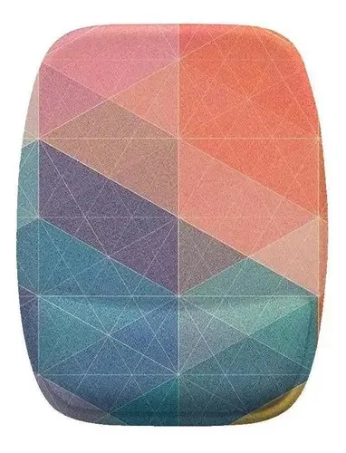 Mouse Pad Ergonomico Abstrato Colorido