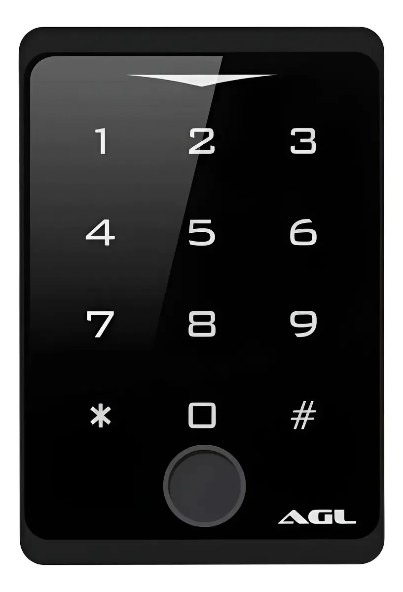 Controle De Acesso Agl Ca1020 Touch Bio Bluetooth Preto