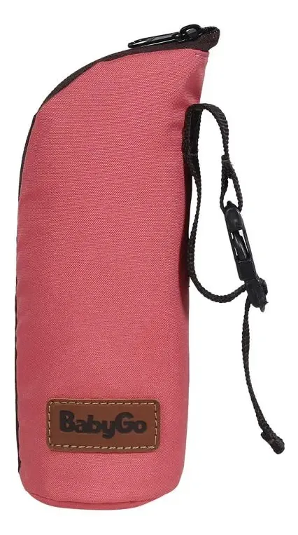 Porta Mamadeira Rosa 1 Cav. Sem Mamadeiras Babygo