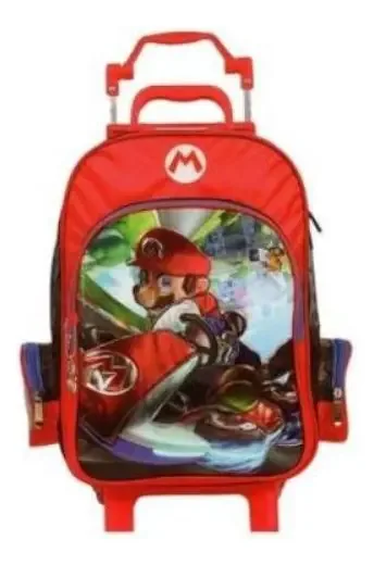 Mochila Carrinho Super Mario Kart Nintendo