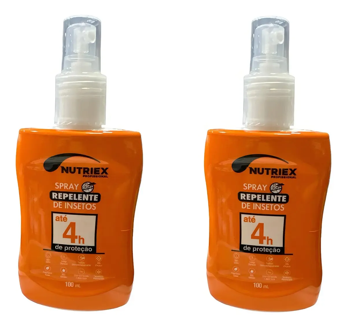 Kit 2 Repelentes Contra Dengue Chikungunya Zika 4 Hrs 100 Ml