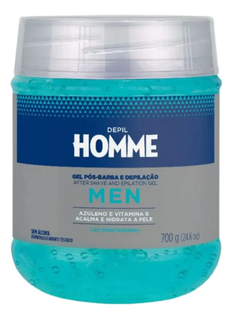 Gel Pós Barba E Pós-depilação Masculino 700g - Depil Homme