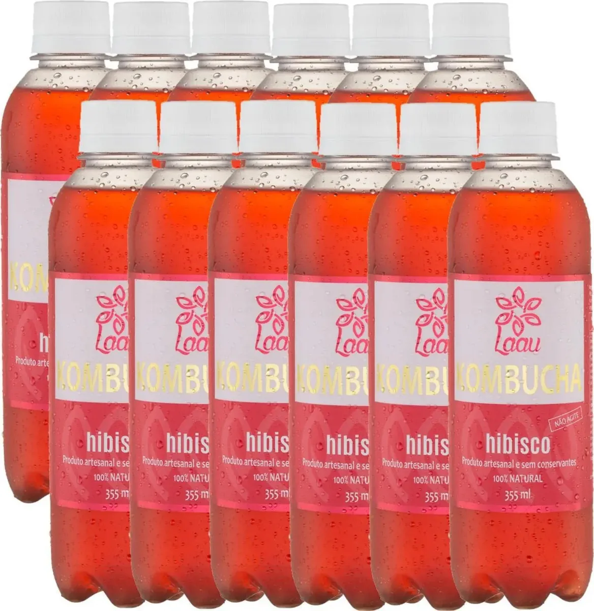 Kombucha 300ml Hibisco Laau Alimentos