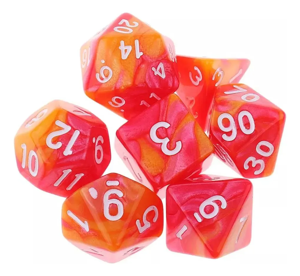 Dados Poliédricos 7 Peças