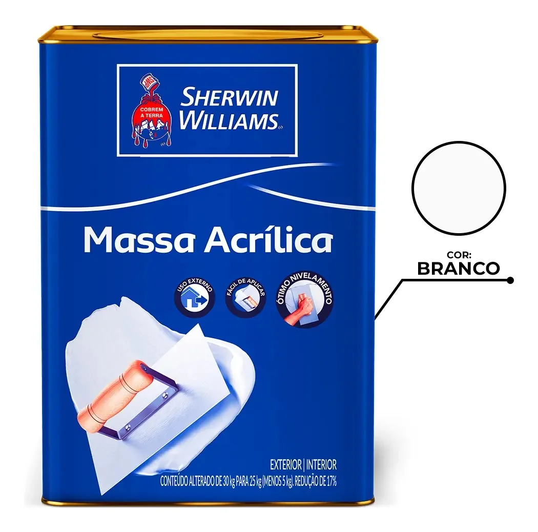Massa Acrílica Sherwin Willams 25kg