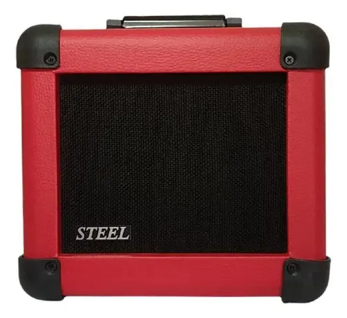 Amplificador Guitarra E-Sound Steel 20 GT Vermelho 15W 2 Canais
