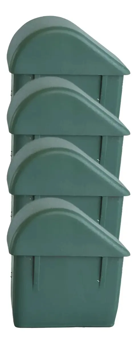 Ponteira Antiderrapante Ponteiras 40x20 Abaulada Masticmol Plástico Verde