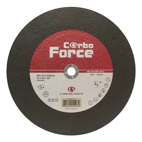 Disco De Corte Ferro 254x3,2mm Carborundum