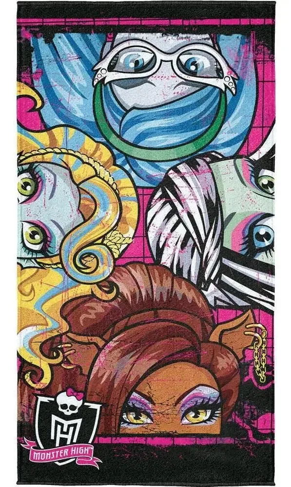 Toalha Banho Aveludada Monster High