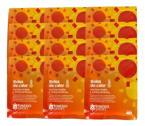 Kit 12 Bolsas De Calor Instantâneas E Descartáveis - Kinesio