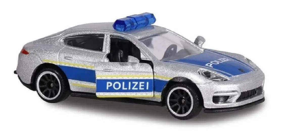 Veículo Em Miniatura Porsche Panamera Polícia Da Majorette