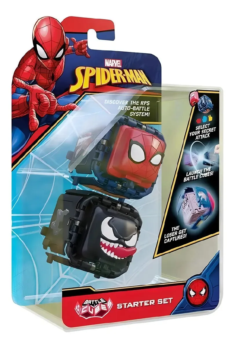 Battle Cubes Marvel Homem Aranha Vs Venon Estrela