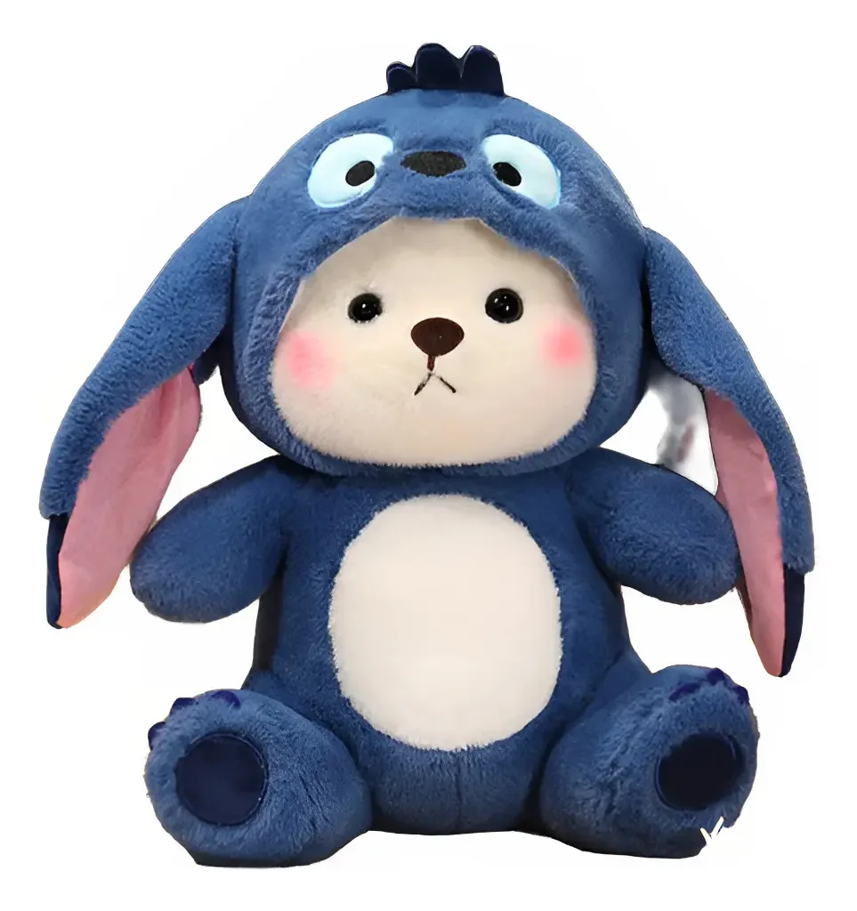 Bicho De Pelucia Urso Cosplay Stitch 28 Cm